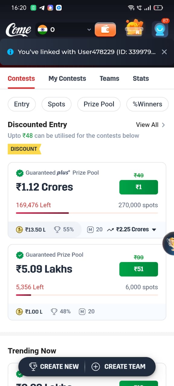 Come Dream11 APK